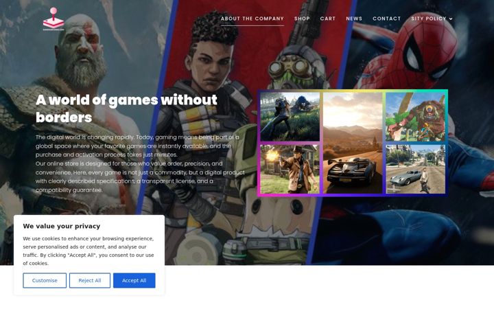 Screenshot of gamemartzone.com