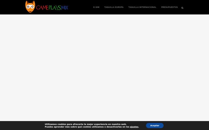 Screenshot of gameplaysmix.es