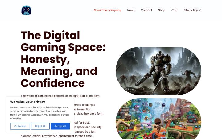 Screenshot of gameportalshop.com