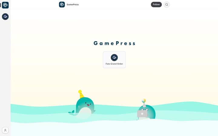 Screenshot of gamepress.gg