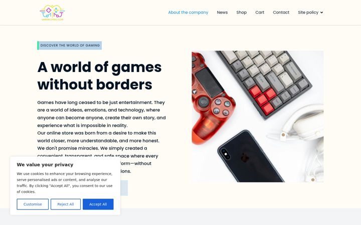 Screenshot of gamercombo.com