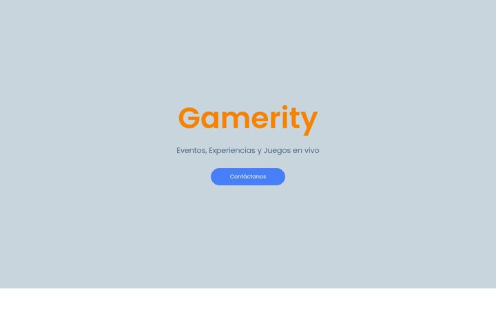 Screenshot of gamerity.com