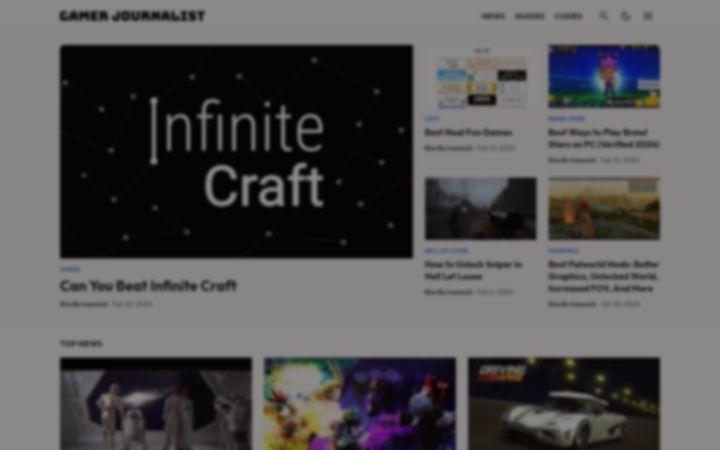 Screenshot of gamerjournalist.com