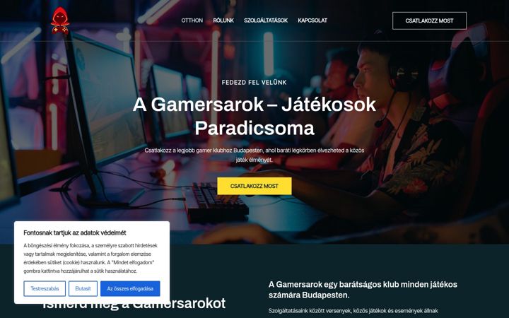 Screenshot of gamersarok.space