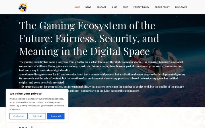 Screenshot of gamersupplyzone.com