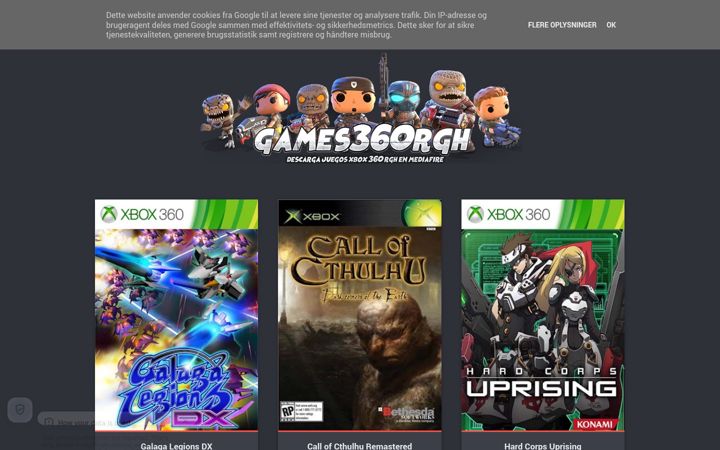 Screenshot of games360rgh.com