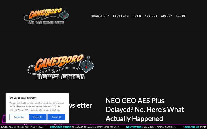 Screenshot of gamesboro.net