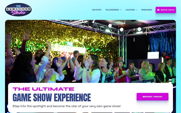 Screenshot of gameshowstudio.com