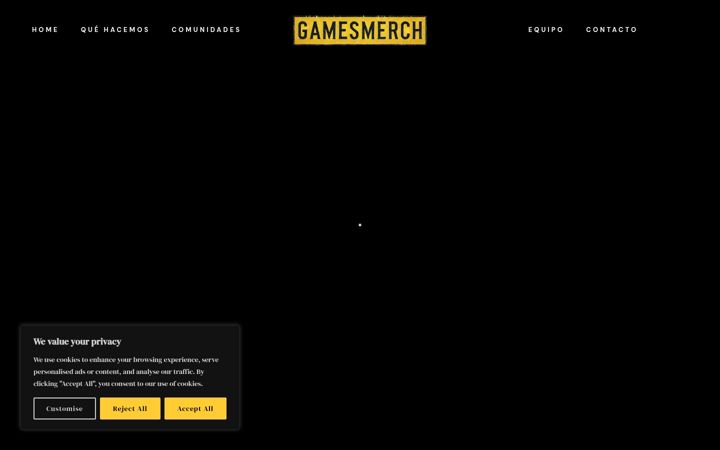 Screenshot of gamesmerch.es