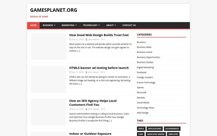Screenshot of gamesplanet.org