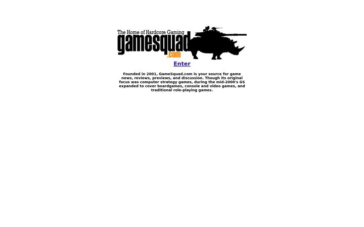 Screenshot of gamesquad.com