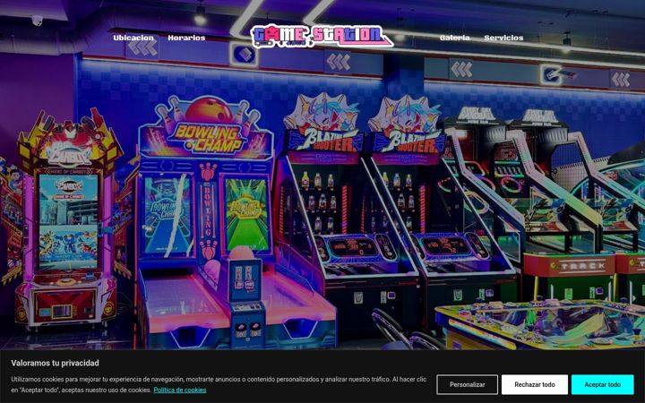 Screenshot of gamestationbcn.com