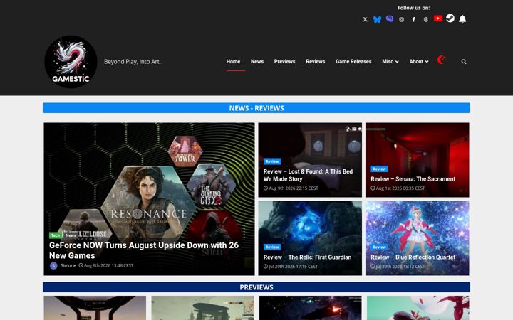 Screenshot of gamestic.nl
