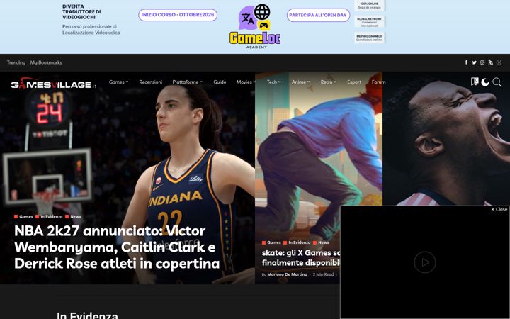 Screenshot of gamesvillage.it