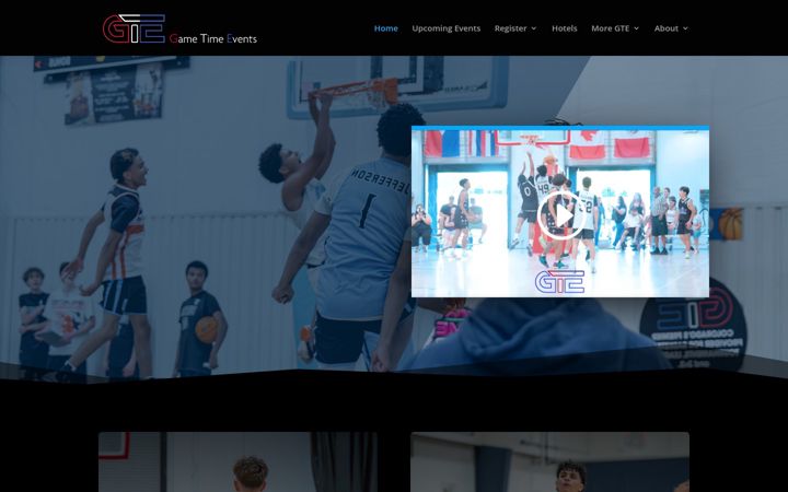Screenshot of gametimeeventsusa.com