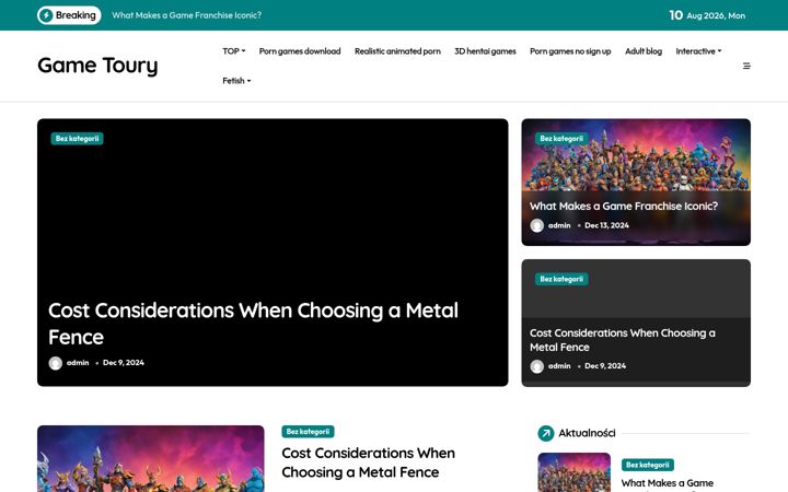 Screenshot of gametoury.com