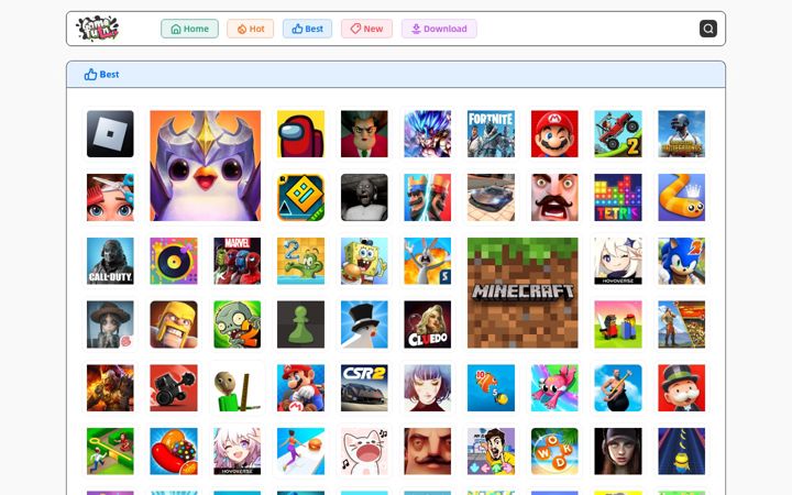 Screenshot of gametutn.com