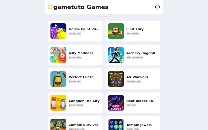 Screenshot of gametuto.top
