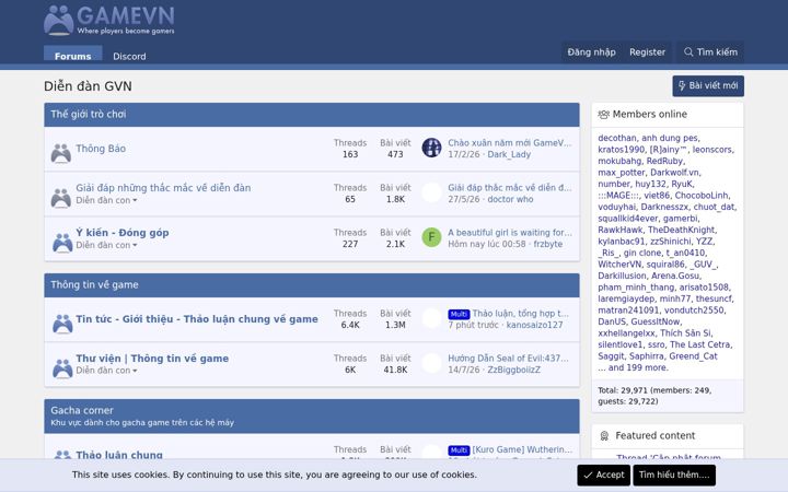 Screenshot of gamevn.com
