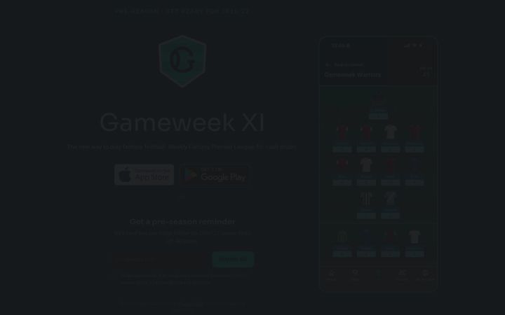 Screenshot of gameweekxi.com