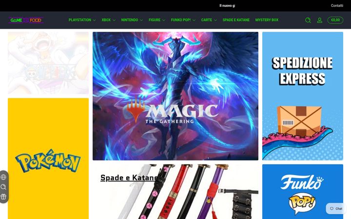 Screenshot of gamexfood.it
