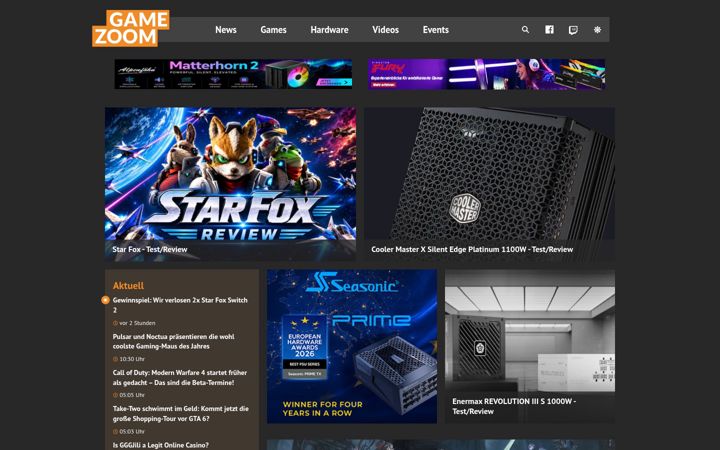 Screenshot of gamezoom.net