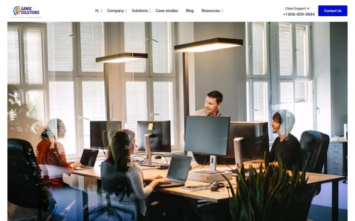 Screenshot of gamicsolutions.com