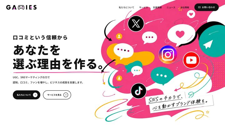 Screenshot of gamies.io