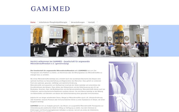 Screenshot of gamimed.org