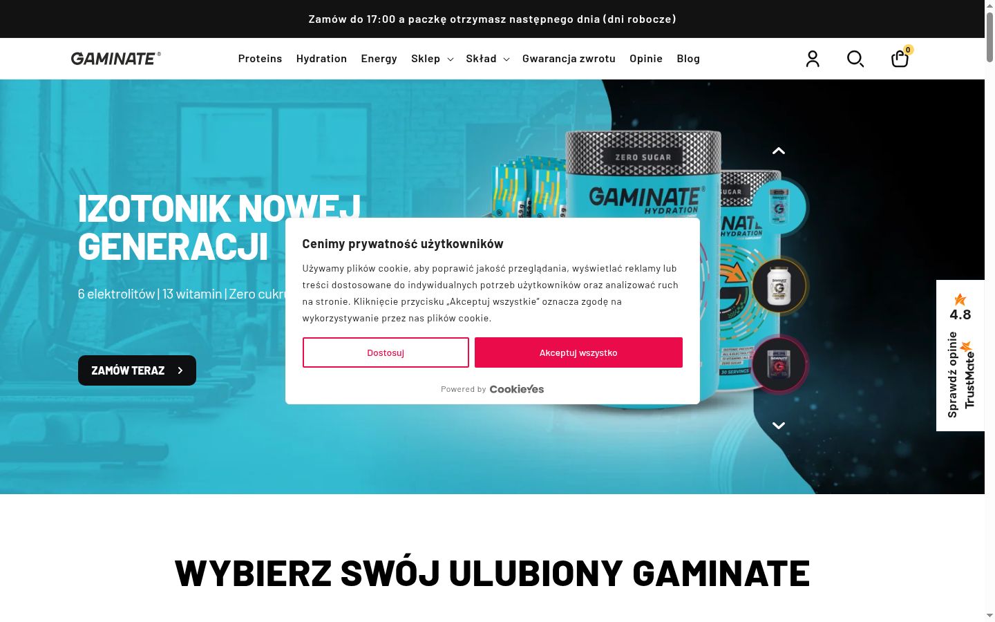 Sutikimo reklamjuostės, rodytos prieš bet kokią sąveiką, ekrano kopija