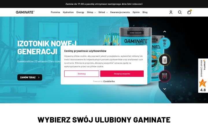 Screenshot of gaminate.pro