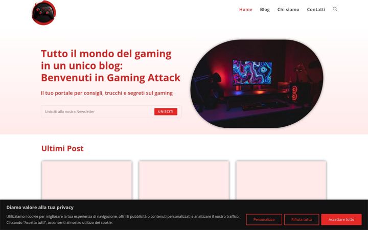 Screenshot of gamingattack.it