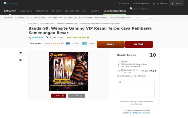 Screenshot of gamingbandar.com