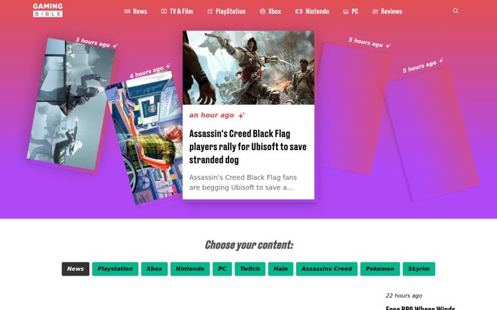 Ekrānuzņēmums no gamingbible.com
