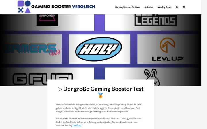 Screenshot of gamingbooster-vergleich.de