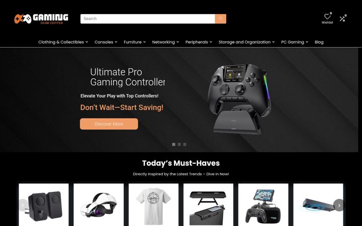 Screenshot of gaminggearcenter.com