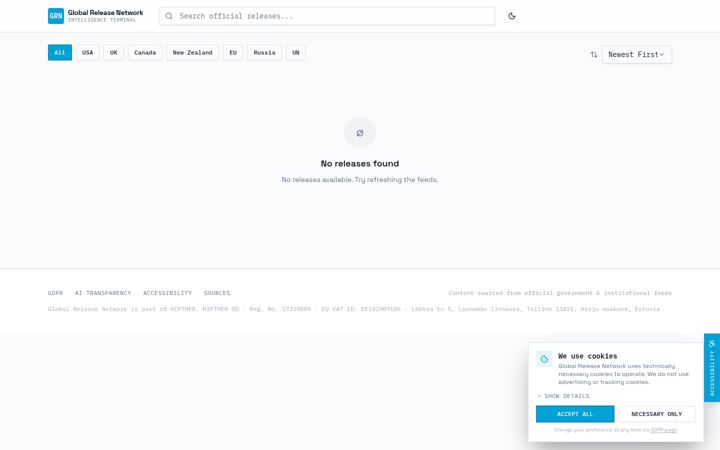 Screenshot of gamingnewsroom.com