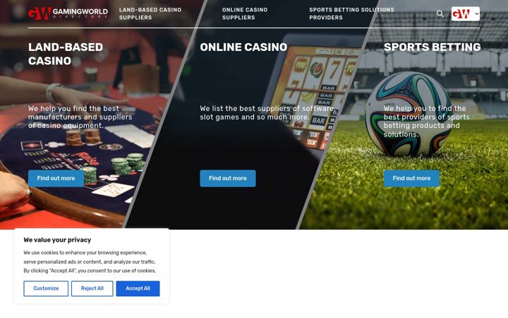 Screenshot of gamingworld-directory.com