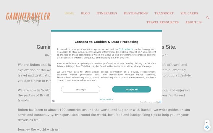 Screenshot von gamintraveler.com