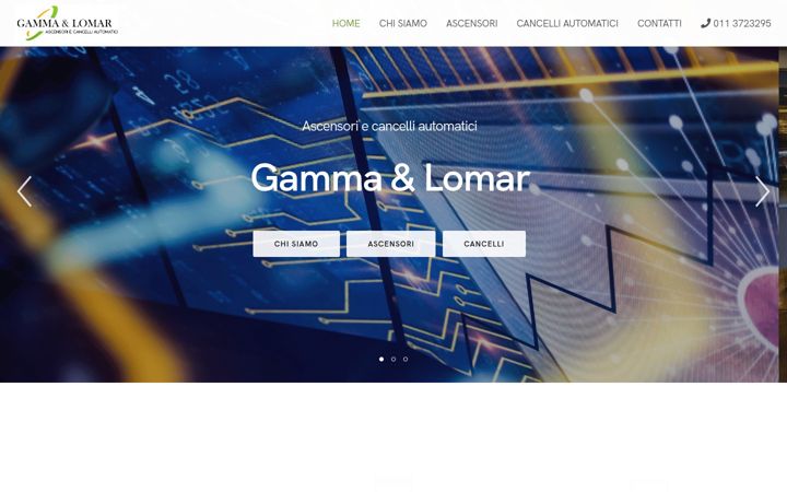 Captura de pantalla de gamma-lomar.it