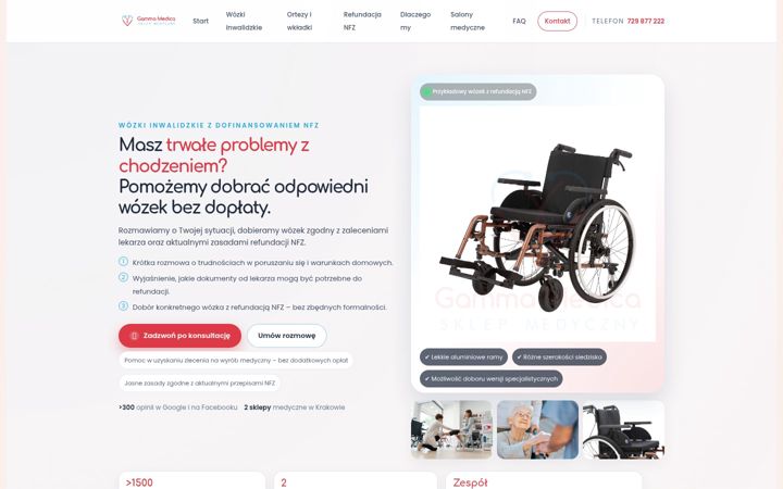 Screenshot of gamma-medica.pl