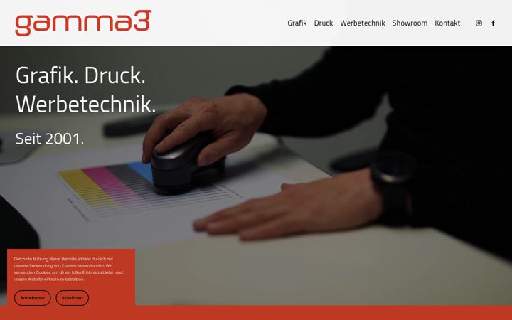 Screenshot of gamma3.at
