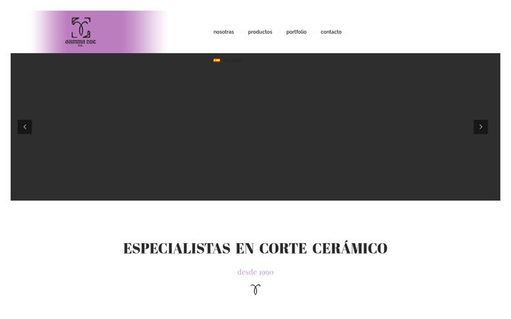 Screenshot of gammadue.es