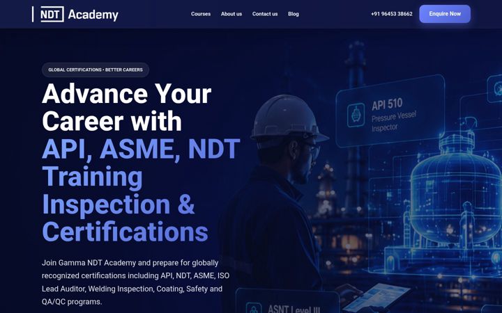 Zrzut ekranu gammandtacademy.com