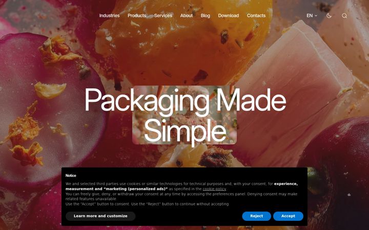 Screenshot of gammaplastic.com