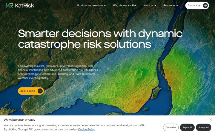 Screenshot of gammarisk.co.uk