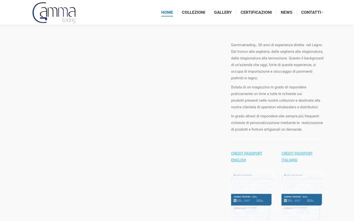 Screenshot of gammatrading.it