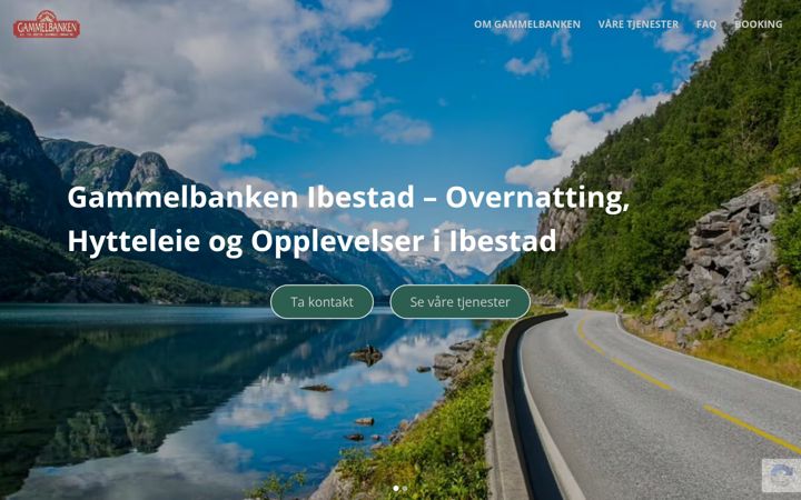 Screenshot of gammelbankenibestad.no