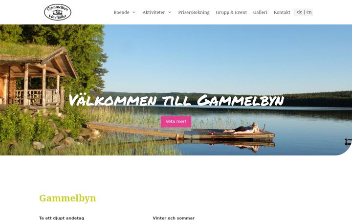 Screenshot of gammelbyn.se