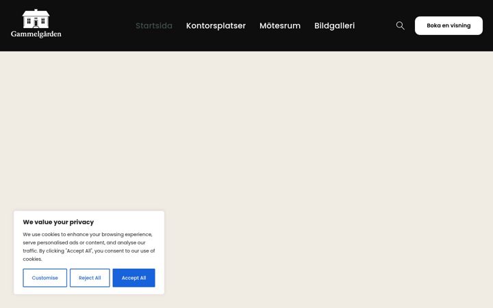 Screenshot of gammelgardennorrtalje.se